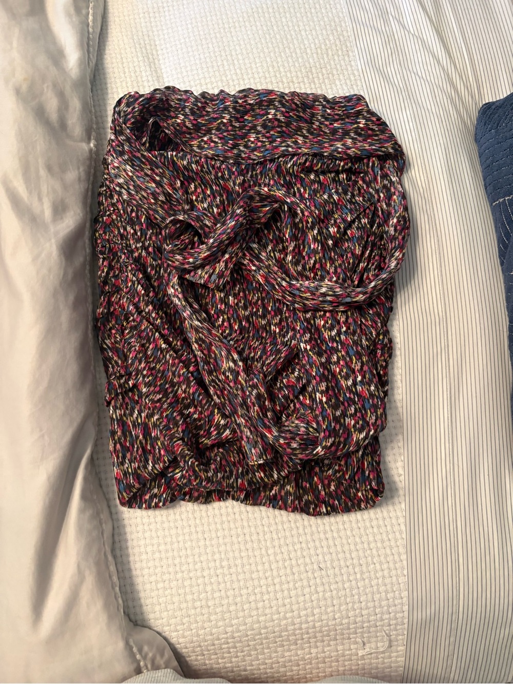 ba&sh Multicolor Knit Midi Skirt